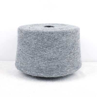 Air Spun 53%Recycled Polyester 31%Polyester 6%Nylon 6%Acrylic 4%Wool 1/5.8SNm Light Gray